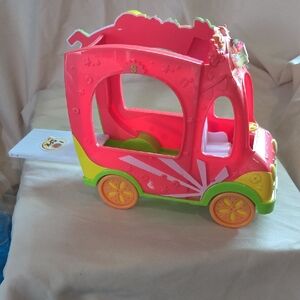 Shopkins Pink and Green Toy Vehicle